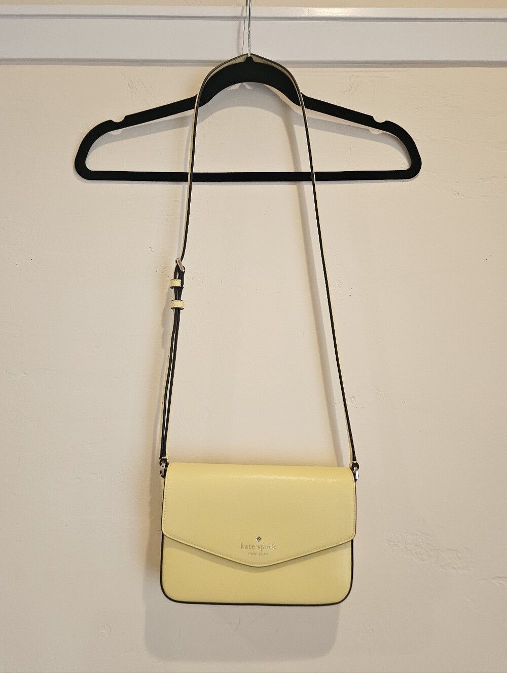 kate spade New York Butter Yellow Leather Crossbody Bag